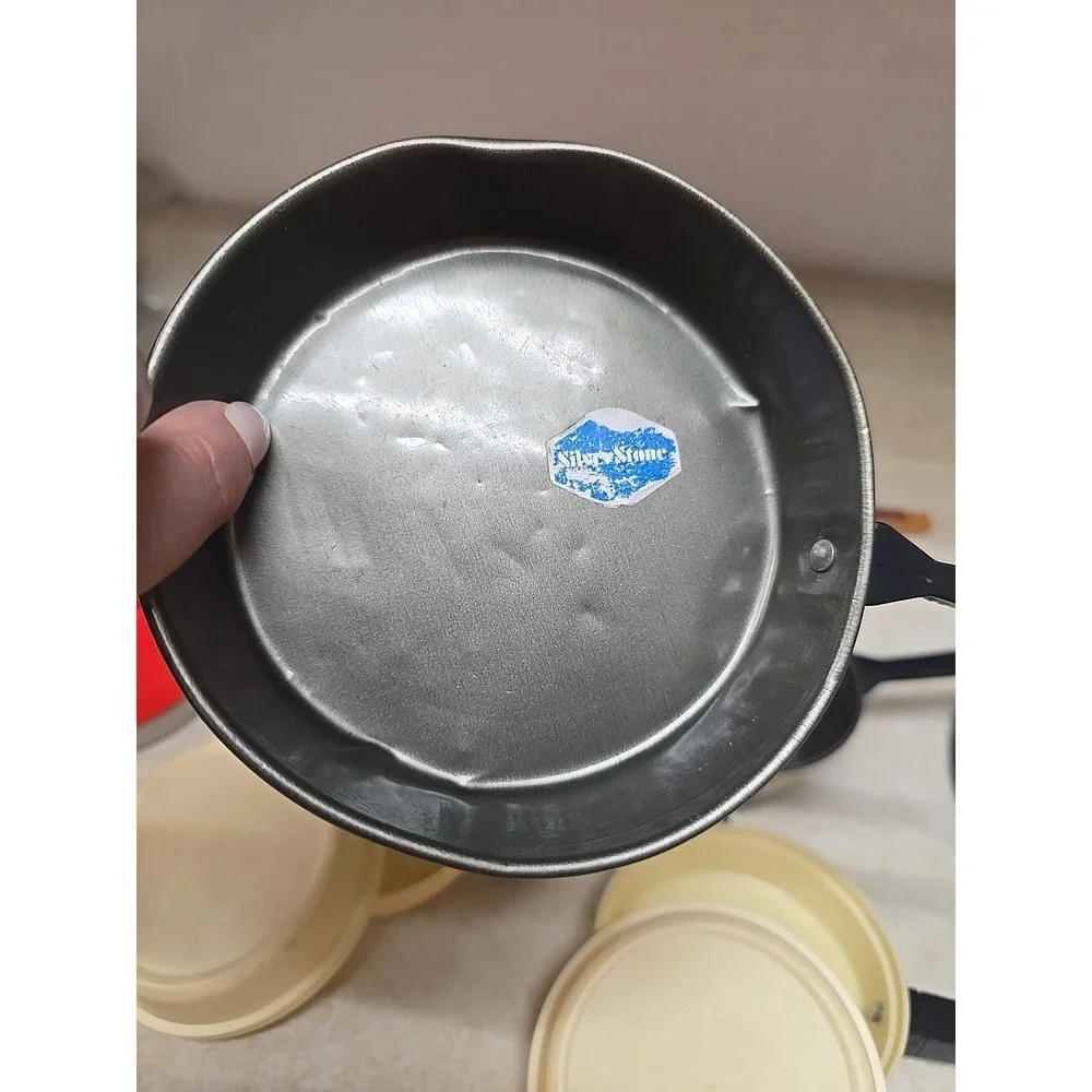 Set of Vtg Assorted Pretend Play Doll Saucepans Frying Pans Kitchen Cookware